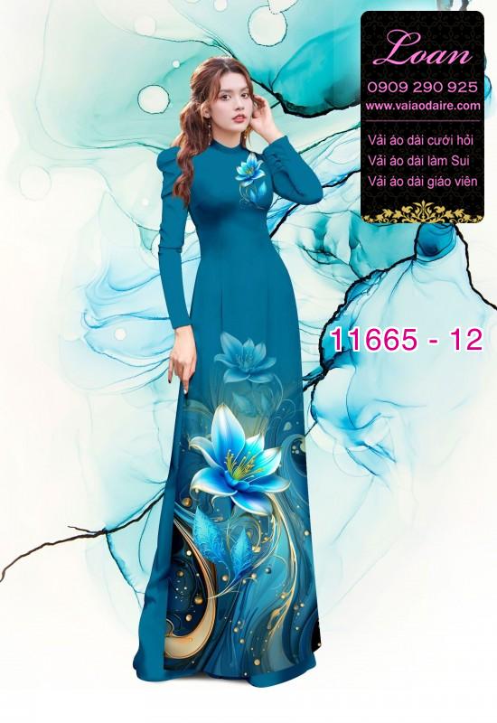 Vải áo dài hoa ảo