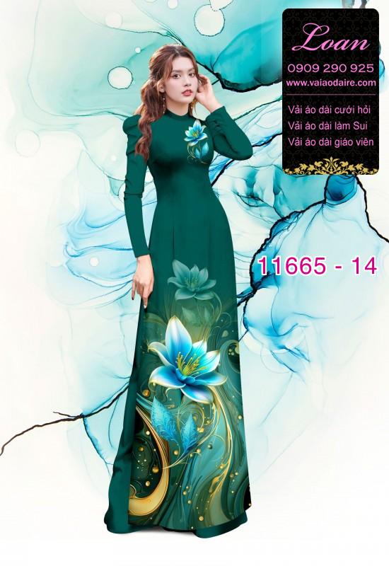 Vải áo dài hoa ảo
