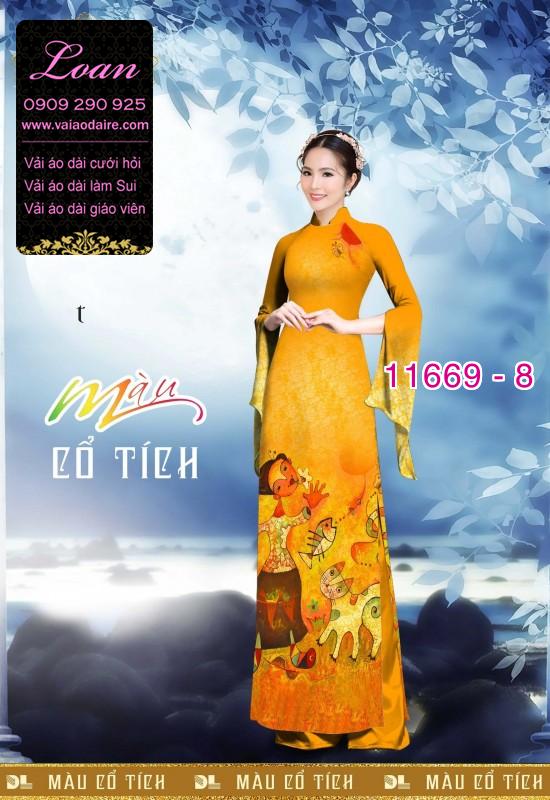 Vải áo dài tết trung thu Vải áo dài tết trung thu