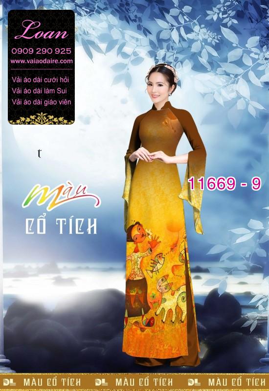 Vải áo dài tết trung thu Vải áo dài tết trung thu