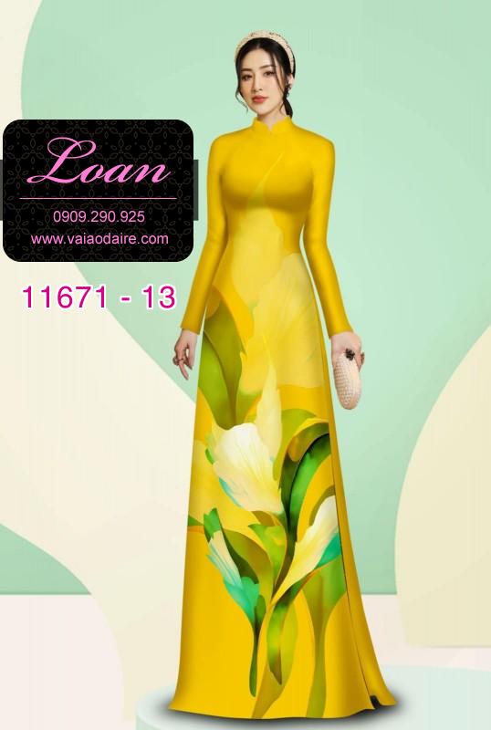 Vải áo dài hoa 3D
