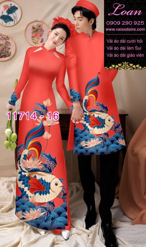 Vải áo dài tết nam nữ Vải áo dài tết nam nữ