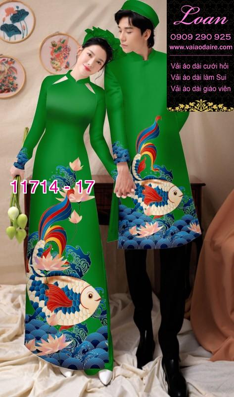 Vải áo dài tết nam nữ Vải áo dài tết nam nữ