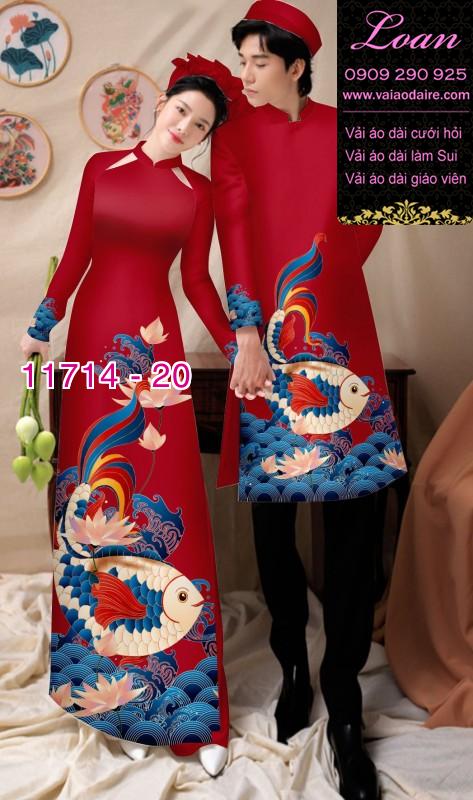 Vải áo dài tết nam nữ Vải áo dài tết nam nữ