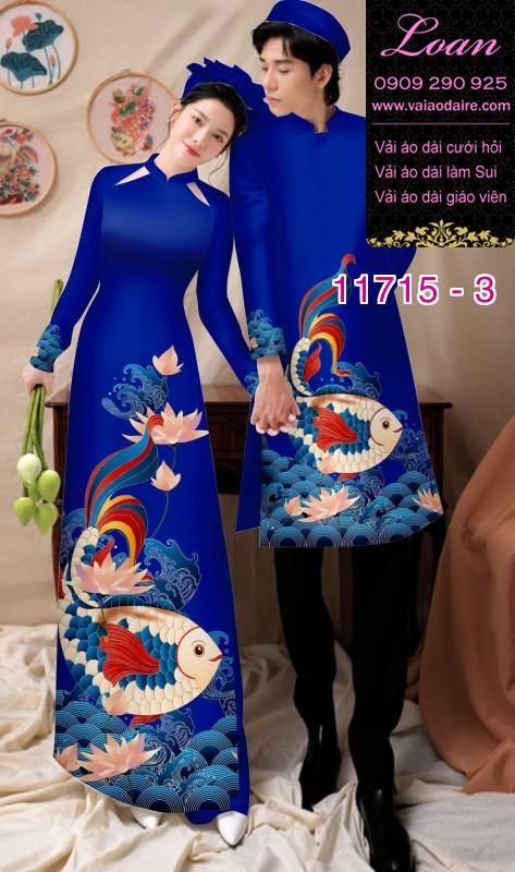 Vải áo dài tết nam nữ