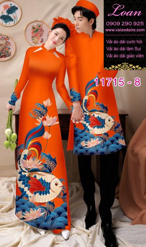 Vải áo dài tết nam nữ
