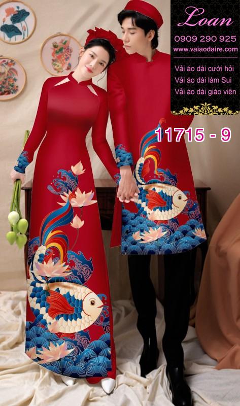 Vải áo dài tết nam nữ
