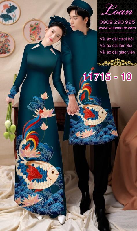 Vải áo dài tết nam nữ