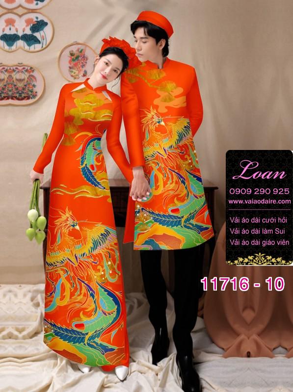Vải áo dài tết nam nữ