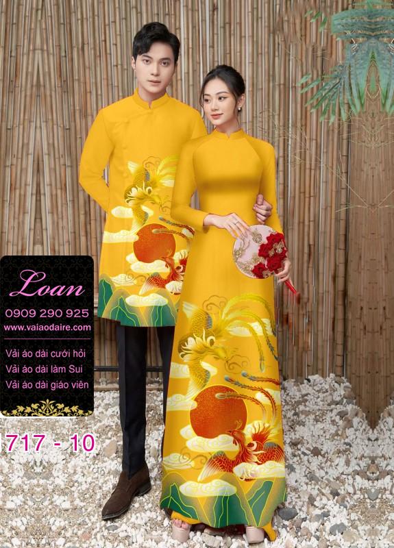 Vải áo dài tết nam nữ