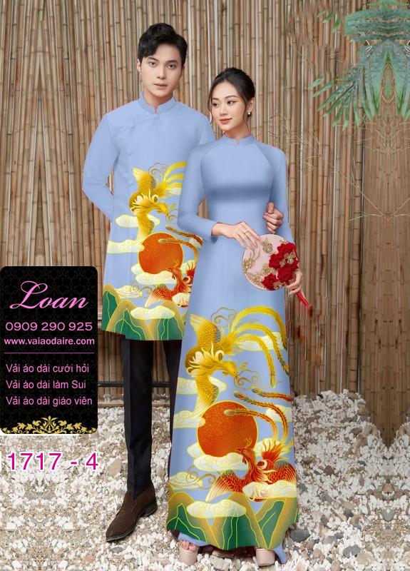 Vải áo dài tết nam nữ