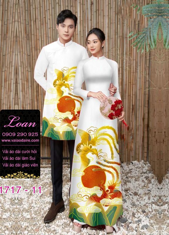 Vải áo dài tết nam nữ
