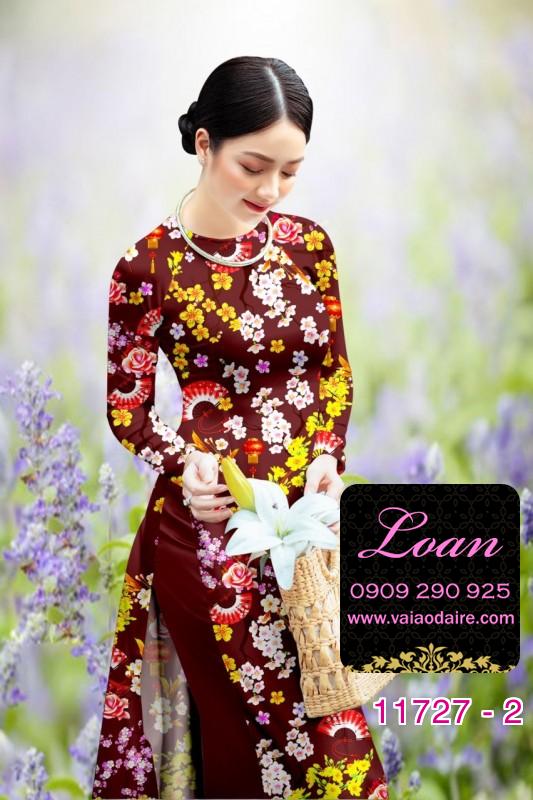 Vải áo dài tết hoa mai Vải áo dài tết hoa mai