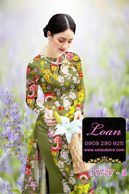 Vải áo dài tết hoa mai Vải áo dài tết hoa mai