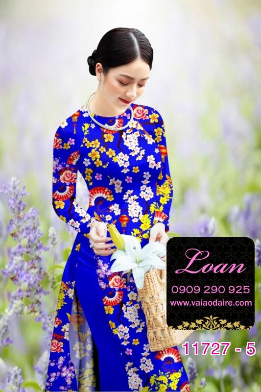 Vải áo dài tết hoa mai Vải áo dài tết hoa mai