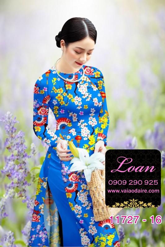 Vải áo dài tết hoa mai Vải áo dài tết hoa mai