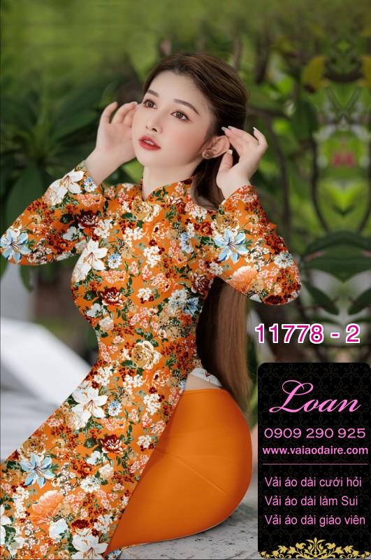 Vải áo dài hoa đều