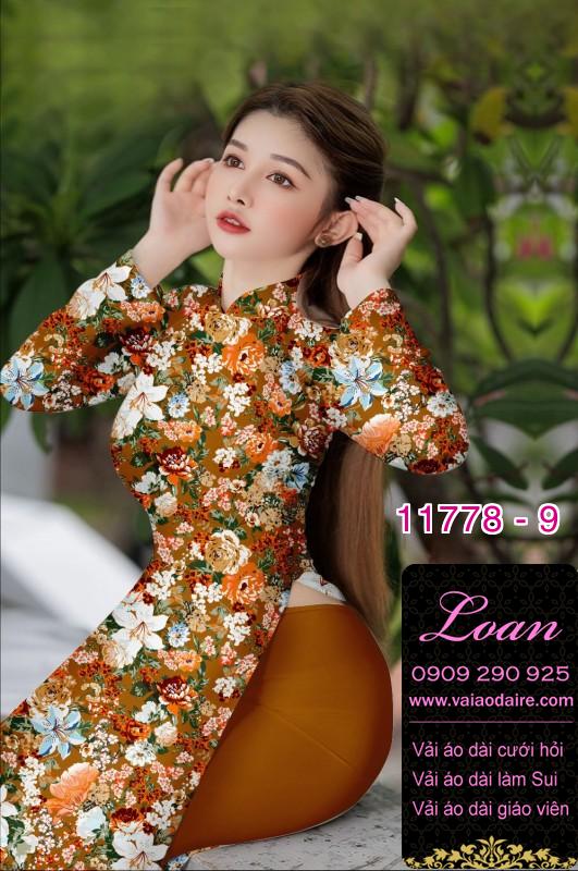 Vải áo dài hoa đều