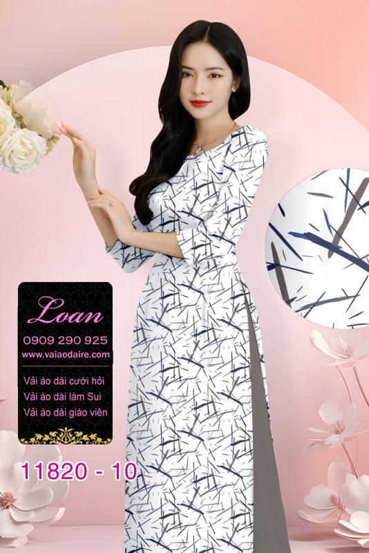 Vải áo dài in 3D