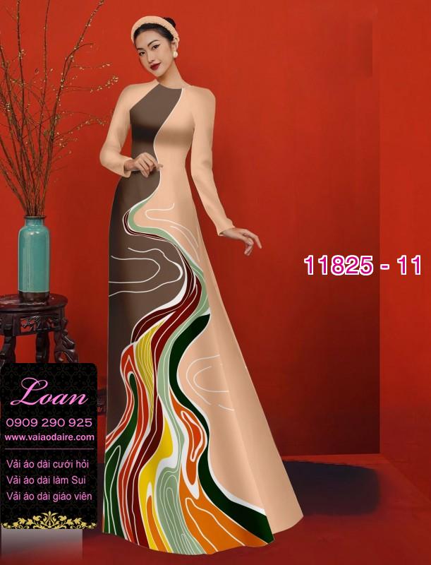 Vải áo dài in 3D hoa ảo