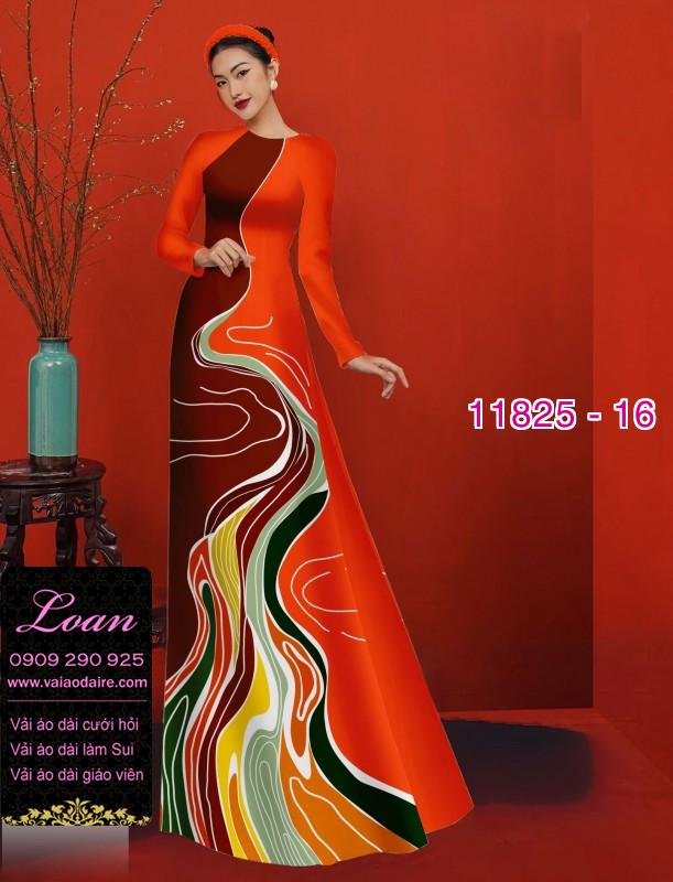 Vải áo dài in 3D hoa ảo