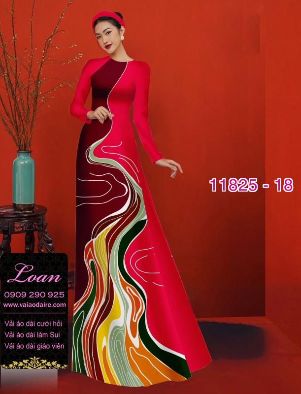 Vải áo dài in 3D hoa ảo