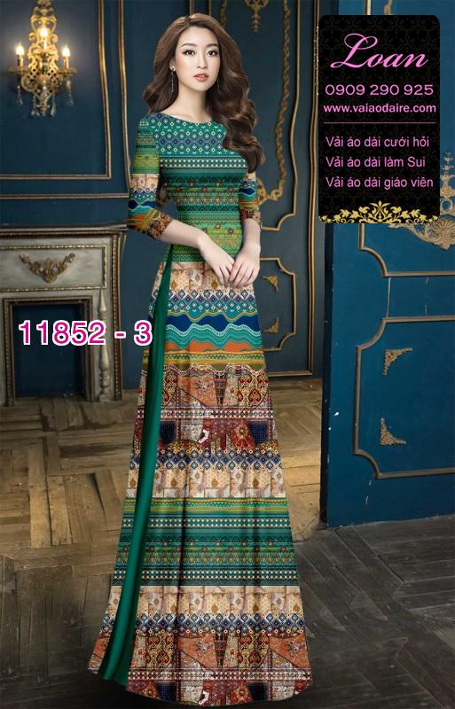 Vải áo dài hoa văn thổ cẩm