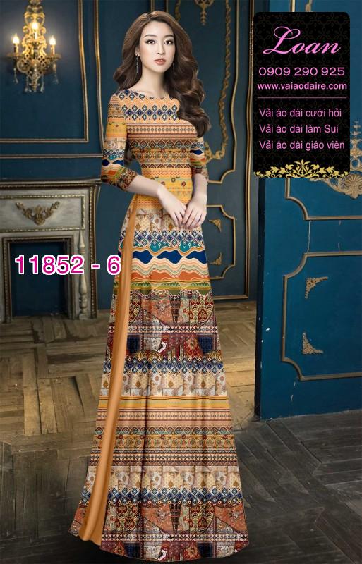 Vải áo dài hoa văn thổ cẩm