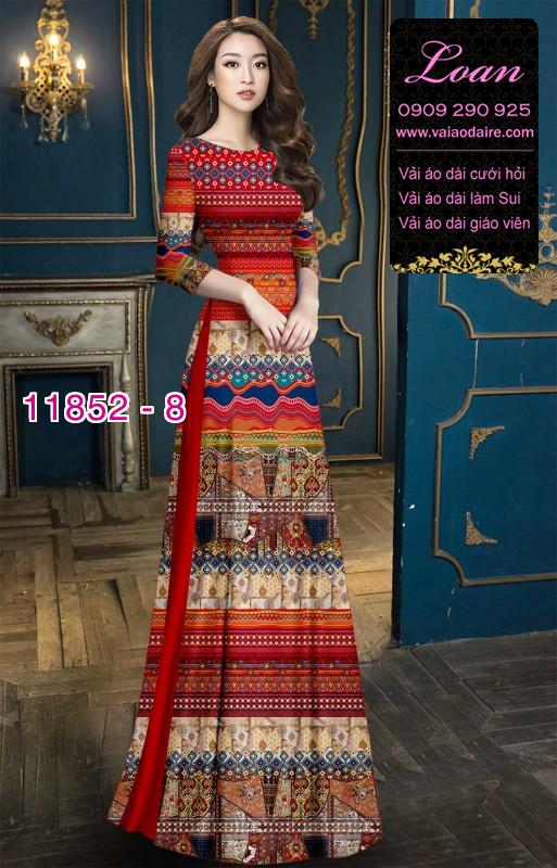 Vải áo dài hoa văn thổ cẩm