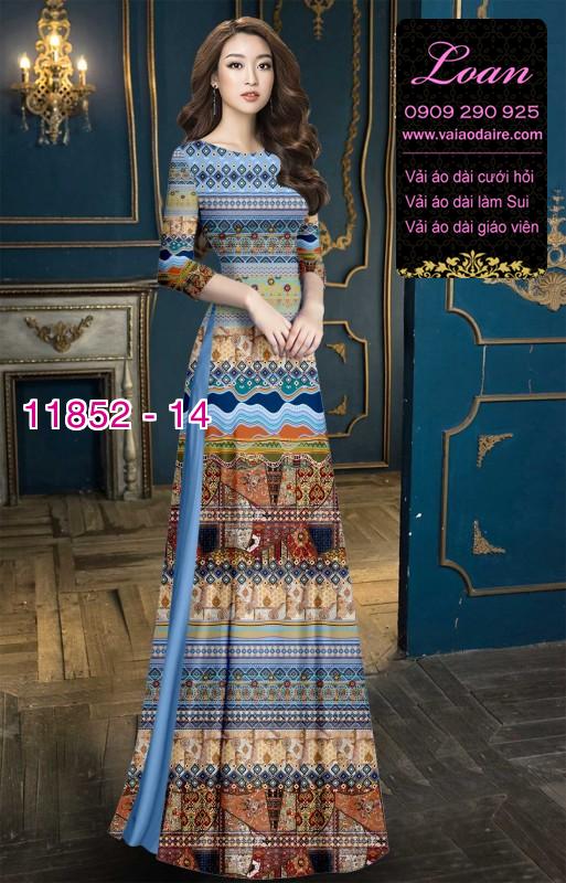 Vải áo dài hoa văn thổ cẩm