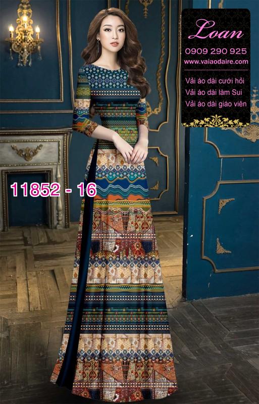 Vải áo dài hoa văn thổ cẩm