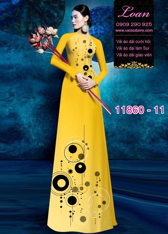 Vải áo dài hoa in 3D Vải áo dài hoa in 3D