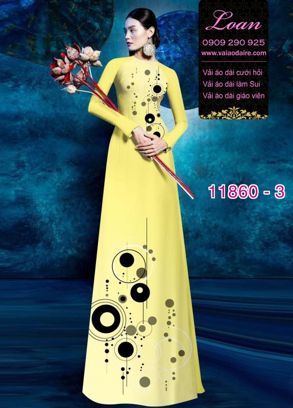 Vải áo dài hoa in 3D Vải áo dài hoa in 3D