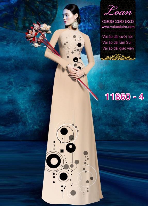 Vải áo dài hoa in 3D Vải áo dài hoa in 3D