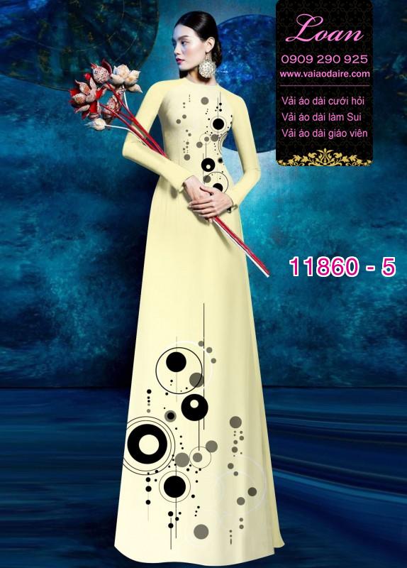 Vải áo dài hoa in 3D Vải áo dài hoa in 3D