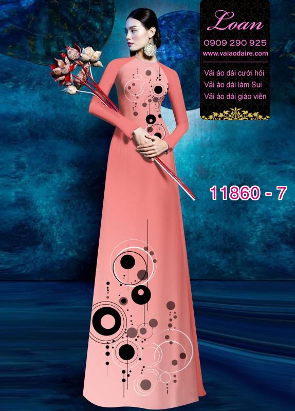 Vải áo dài hoa in 3D Vải áo dài hoa in 3D