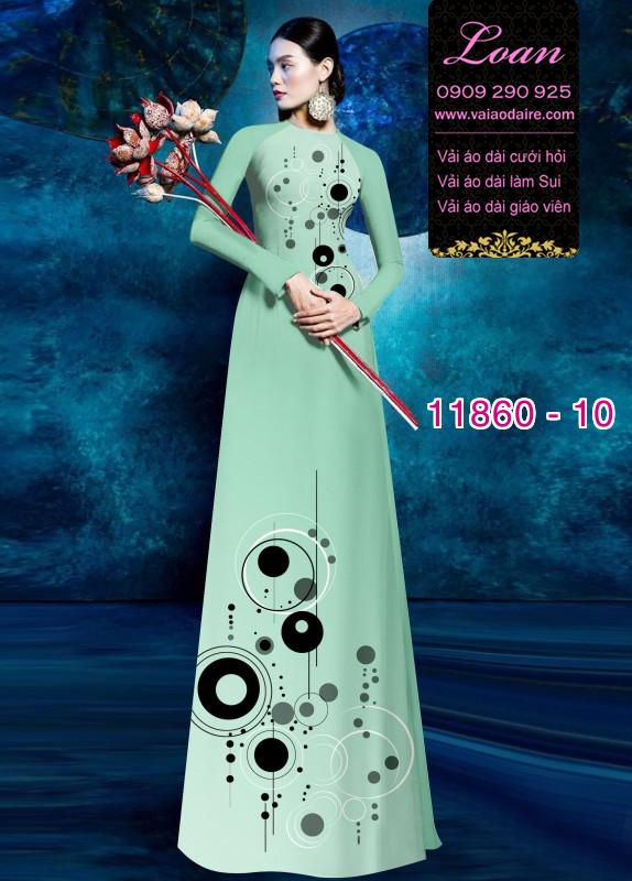 Vải áo dài hoa in 3D Vải áo dài hoa in 3D