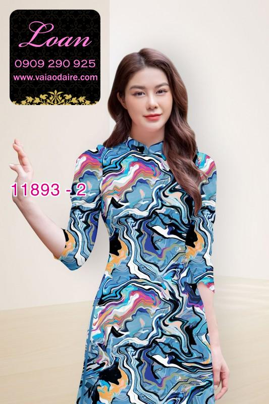 Vải áo dài hoa in 3D