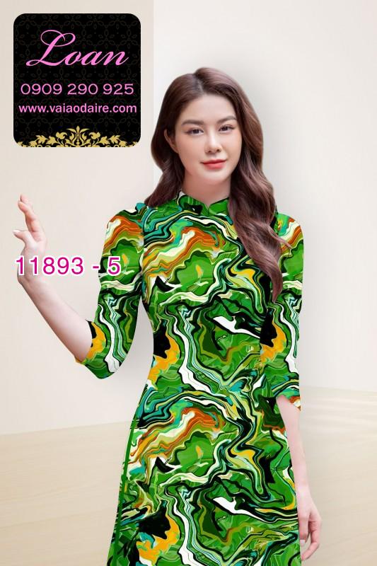 Vải áo dài hoa in 3D