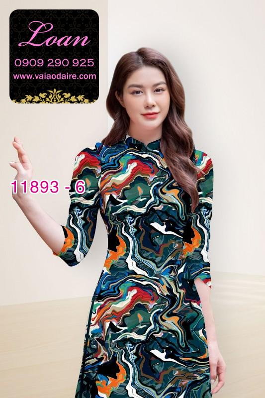 Vải áo dài hoa in 3D