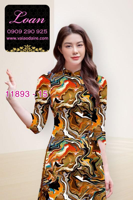 Vải áo dài hoa in 3D