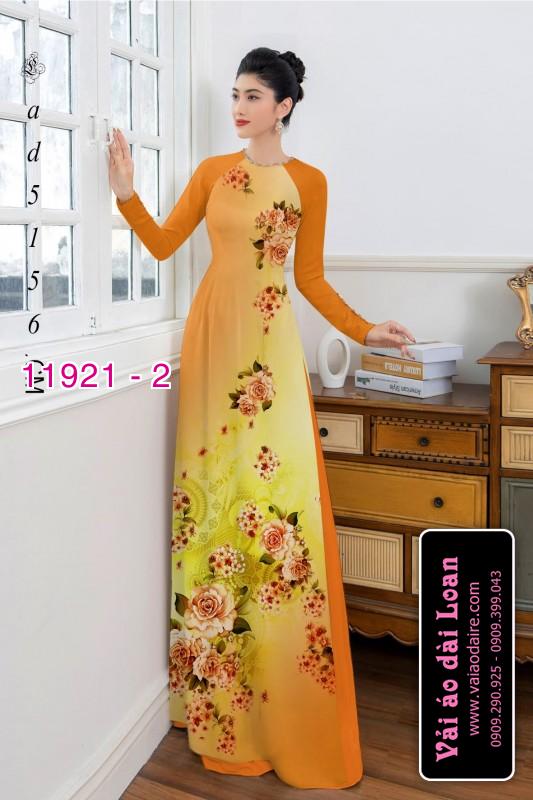 Vải áo dài hoa in 3D