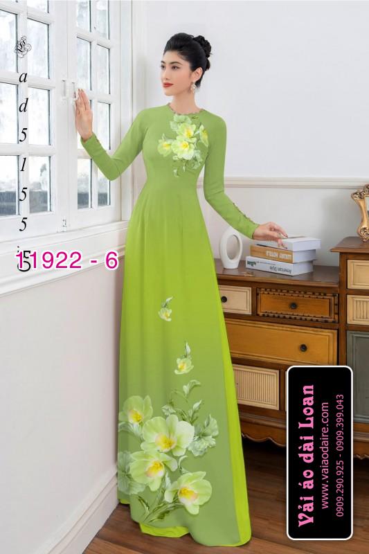 Vải áo dài hoa in 3D