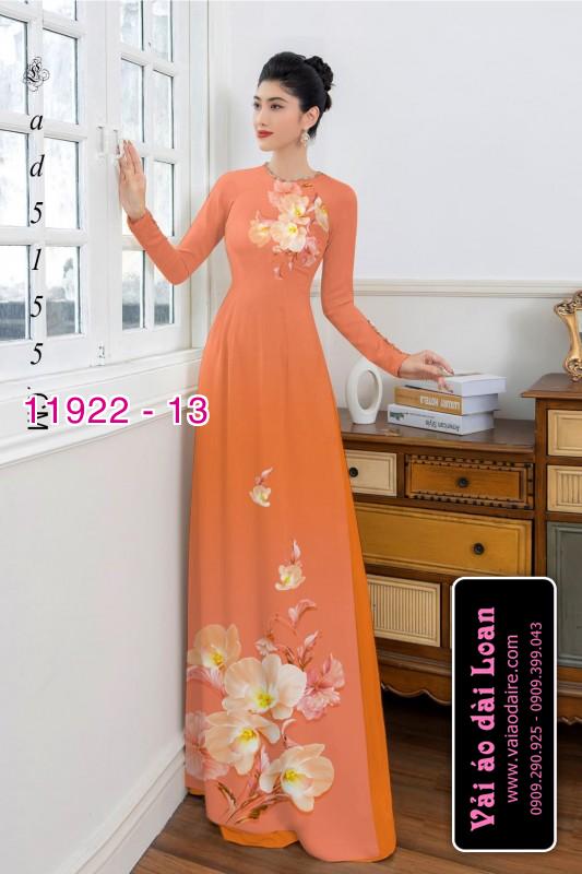 Vải áo dài hoa in 3D