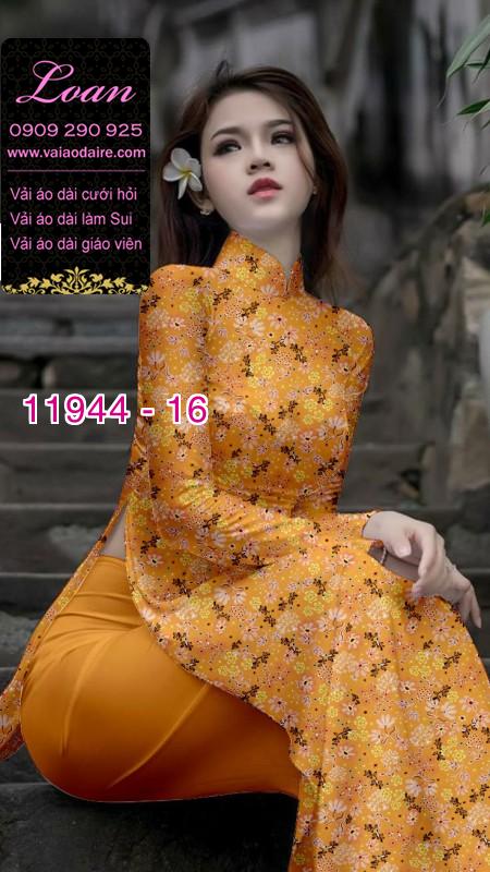 Vải áo dài hoa nhí in 3D Vải áo dài hoa nhí in 3D