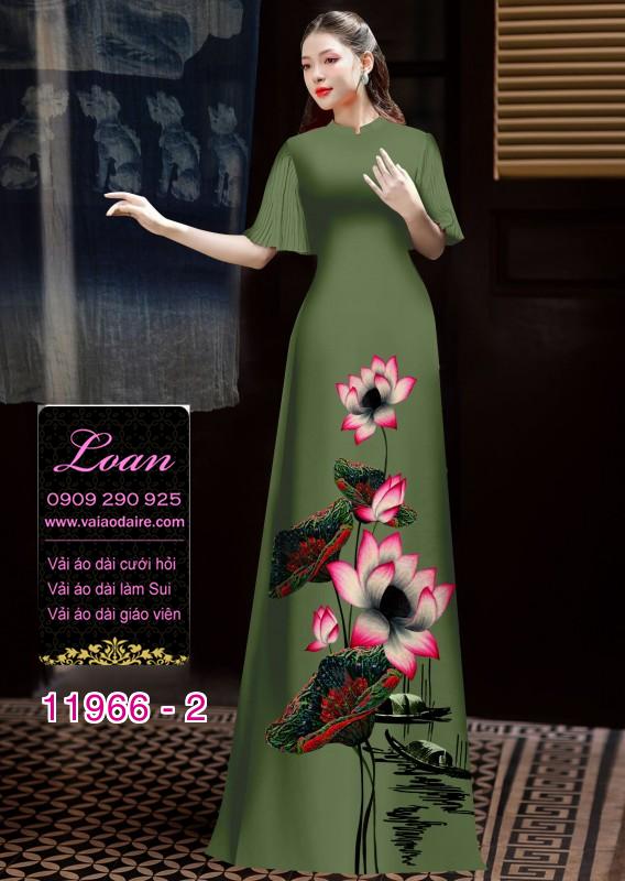 Vải áo dài phong cảnh