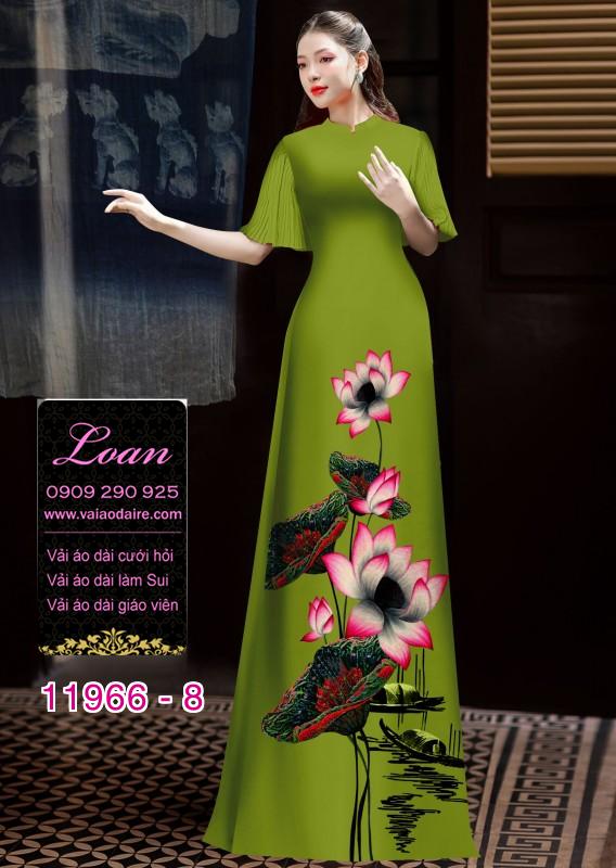Vải áo dài phong cảnh