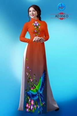 Vải áo dài chim 3D-DT 1204