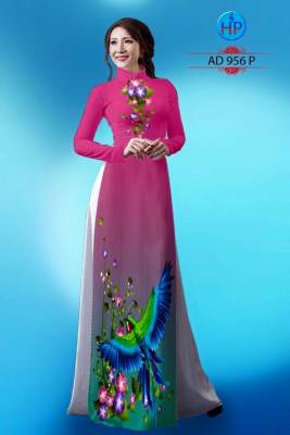 Vải áo dài chim 3D-DT 1204