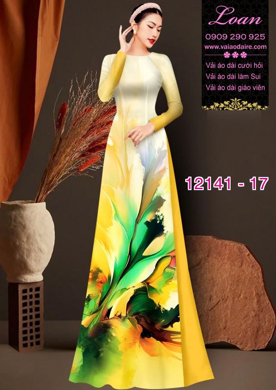 Vải áo dài hoa in 3D Vải áo dài hoa in 3D